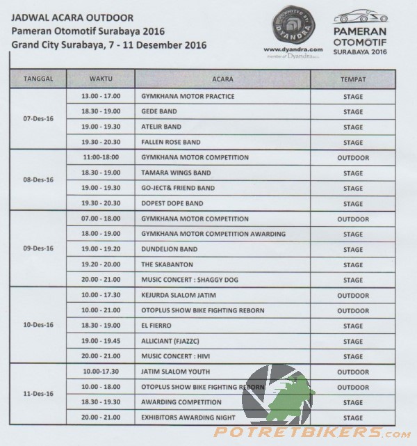 Jadwal Pameran Otomotif