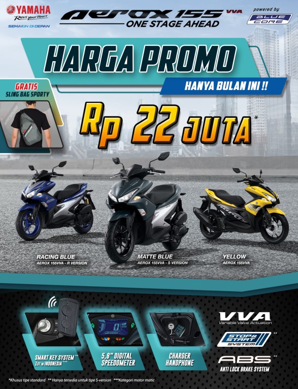 aerox 155 promo