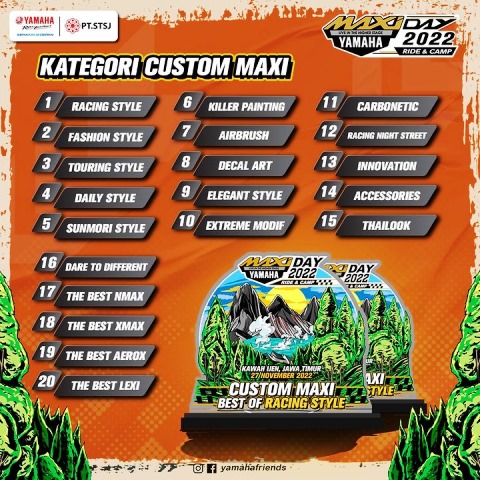 ANTUSIAS MAXIBIKERS MEMBLUDAK, PENDAFATARAN MAXI DAY RESMI DITUTUP - November 2022 (2)