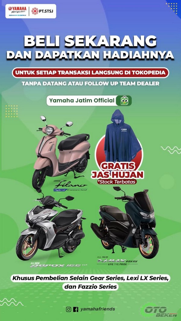 YAMAHA STSJ BERIKAN DISKON SPESIAL DAN HADIAH MENARIK PEMBELIAN LEWAT TOKOPEDIA - Kode Promo Tokopedia (1)