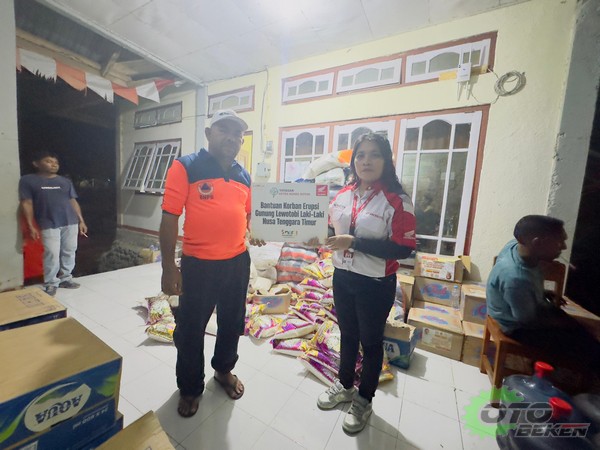 MPM Honda Jatim dan Yayasan AHM Salurkan Bantuan Erupsi Gunung Lewotobi Laki-Laki NTT - 2024 terkini (3)
