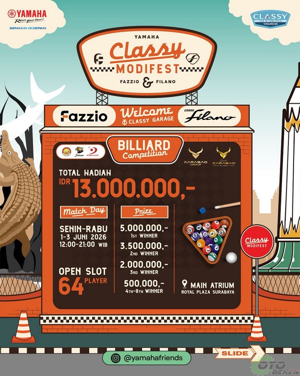 Yamaha STSJ Siap Gelar Yamaha Classy Modifest 2026, Hadirkan Festival Lifestyle dan Kreativitas Terbesar untuk Pengguna Classy Series - 2026 terkini (1)