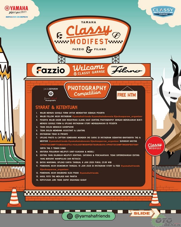 Yamaha STSJ Siap Gelar Yamaha Classy Modifest 2026, Hadirkan Festival Lifestyle dan Kreativitas Terbesar untuk Pengguna Classy Series - 2026 terkini (6)