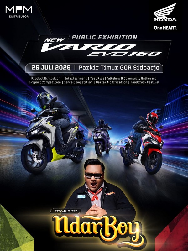 New Honda Vario Evo 160 Makin Dekat dengan Warga Malang dan Sidoarjo, Ajeng Febria serta nDarBoy Siap Menghibur (2)